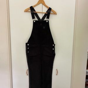 adidas Women’s Black Corduroy Overalls/Dungarees Size M
